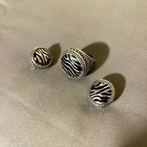 💍(NEW) Premier Designs earrings and ring set